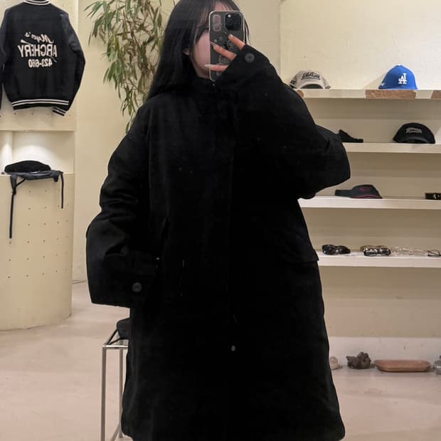 라퍼지 블랙 내피 복각 야상 U655