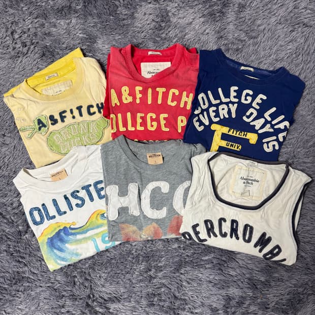 아베크롬비 & 홀리스터 반팔 모음