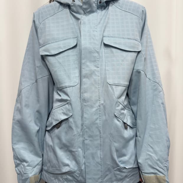 estivo soft blue hood jacket