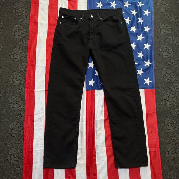 levi's 505 리바이스 505 데님 블랙진 34x32 -18