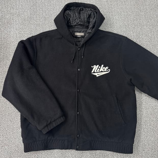나이키 올드스쿨 후드 플리스 재킷