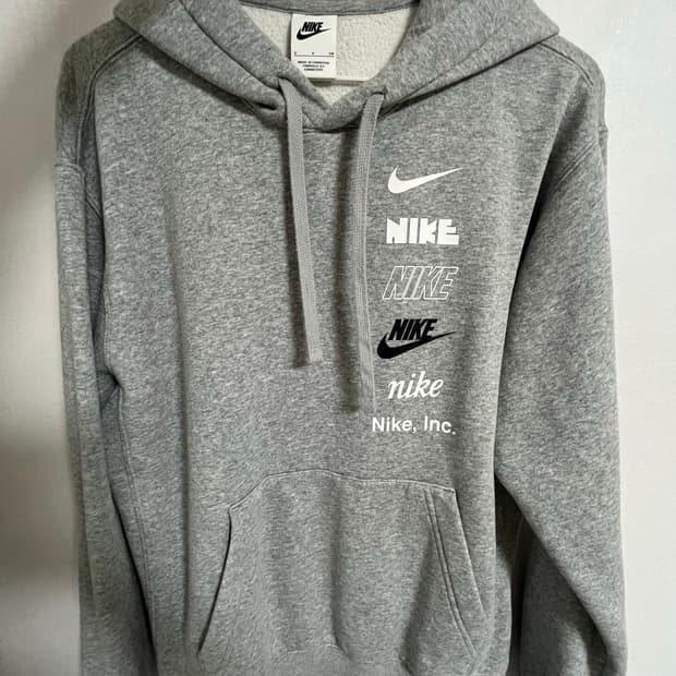 나이키 기모 후드티 