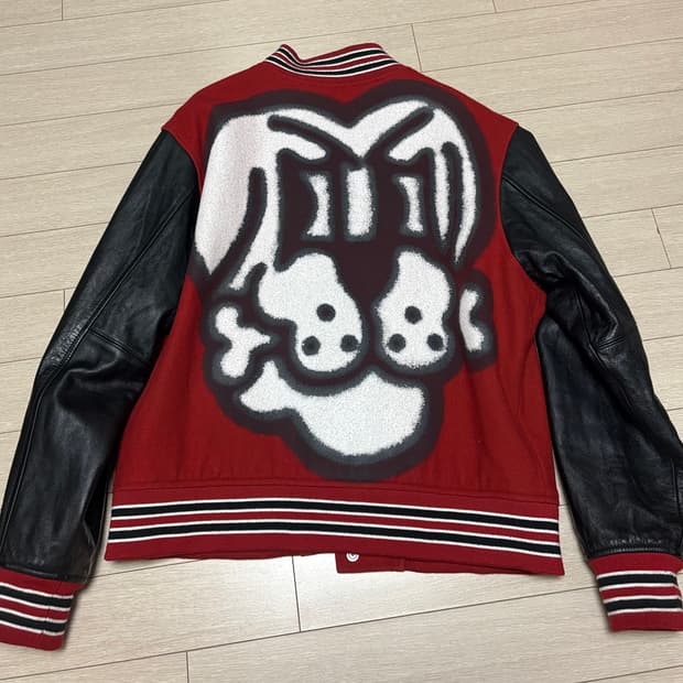 (L) 슈프림 치토 레드 바시티 자켓