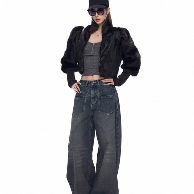 Fanptntox fur jacket