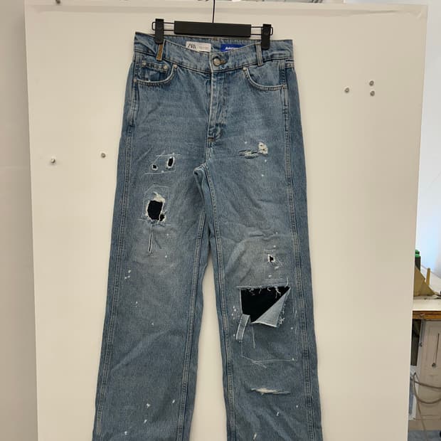 자라 × 아더에러 디스트로이드 데님 팬츠