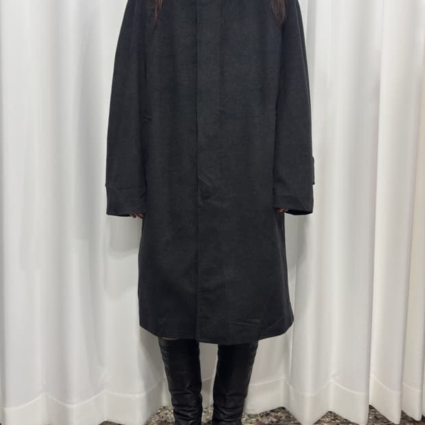 eques gray cashmere coat