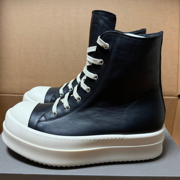 26S/S 릭오웬스 메가 범퍼 하이탑 스니커즈  LCO 911