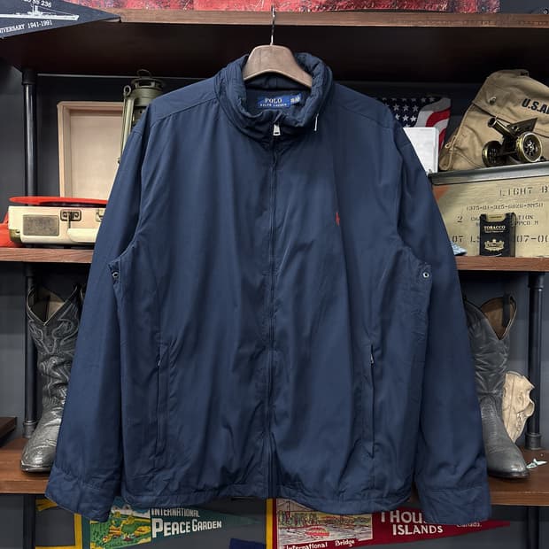 신형라벨 폴로 랄프로렌 윈드브레이커 페리자켓 후드내장 밑단스트링 N623