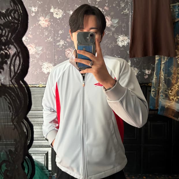 a121) 엄브로 올드스쿨 빅로고 져지