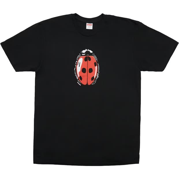 슈프림 레이디버그 반팔티 블랙 L