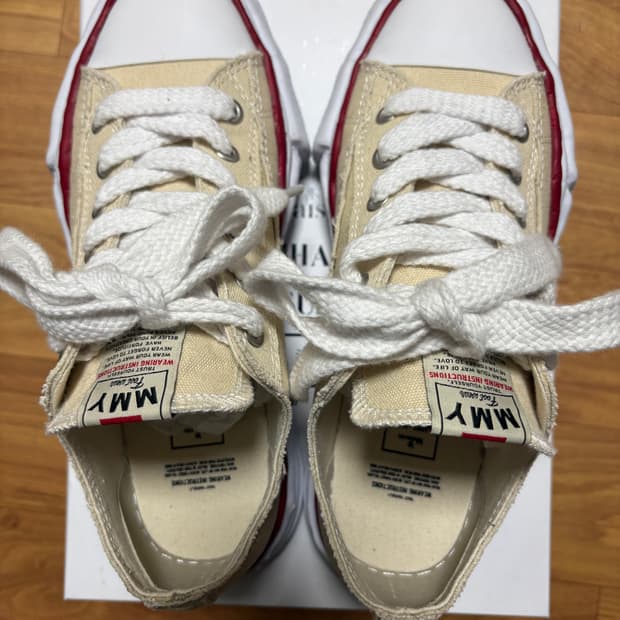 미하라 야스히로 피터슨 OG 솔 캔버스 내츄럴 41 팝니다