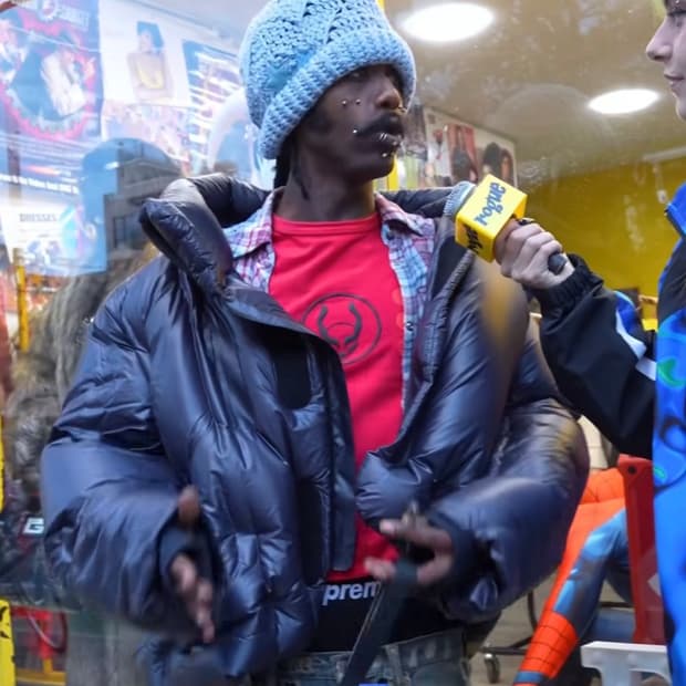 크롬하츠 캐시미어 스타패치 블루 비니