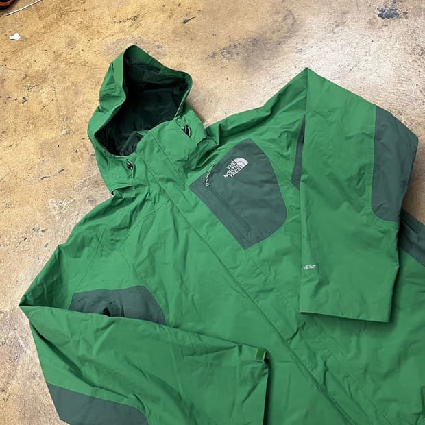 [정품/M] 노스페이스 그린 바람막이 자켓 b10