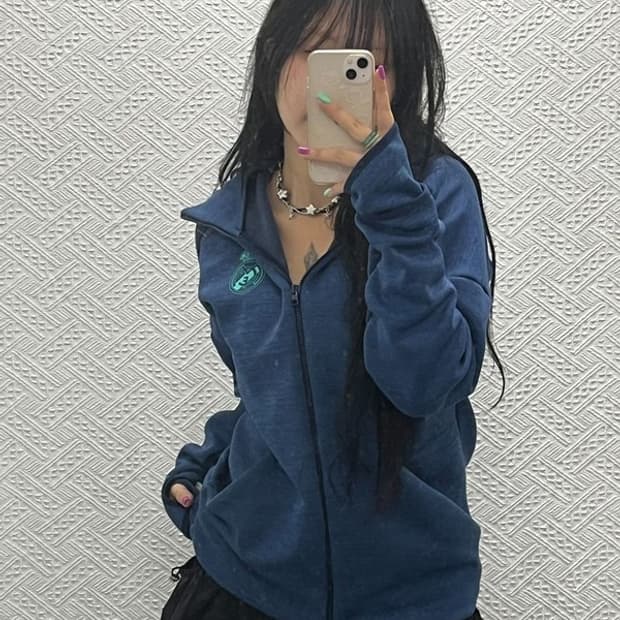 아디다스 00's 레알마드리드 딥블루  져지 후드집업 L C06638