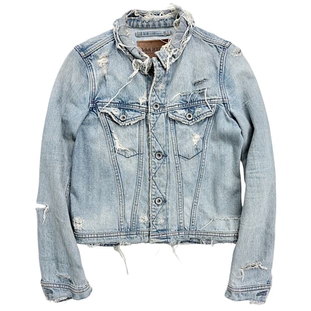 GOA 디스트레스드 데님 자켓