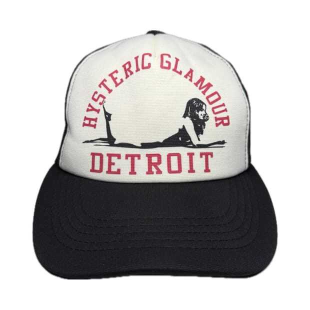 히스테릭 글래머 누워있는 히스걸 매쉬캡 트러커캡 볼캡 모자