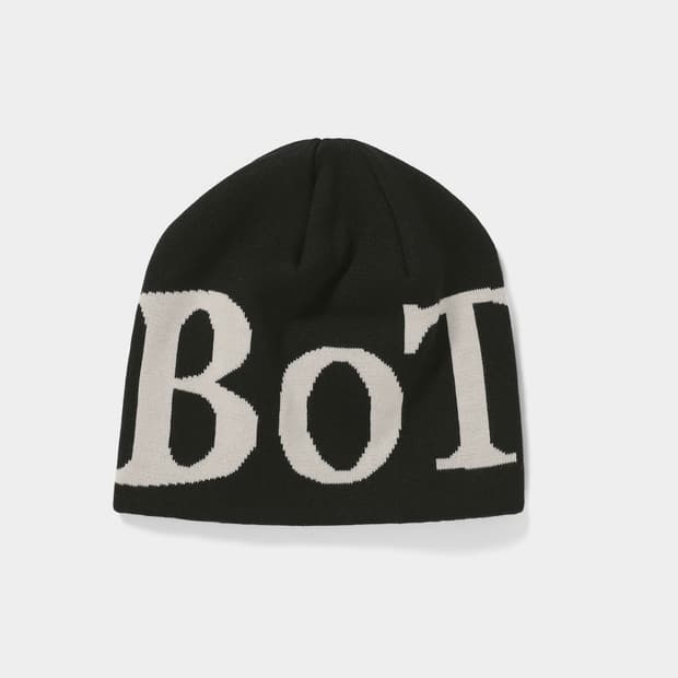 (새상품) BoTT OG 로고 스컬 캡 비니 블랙