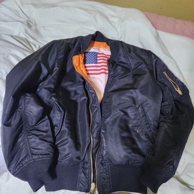 알파인더스트리 ma-1 자켓 (m)