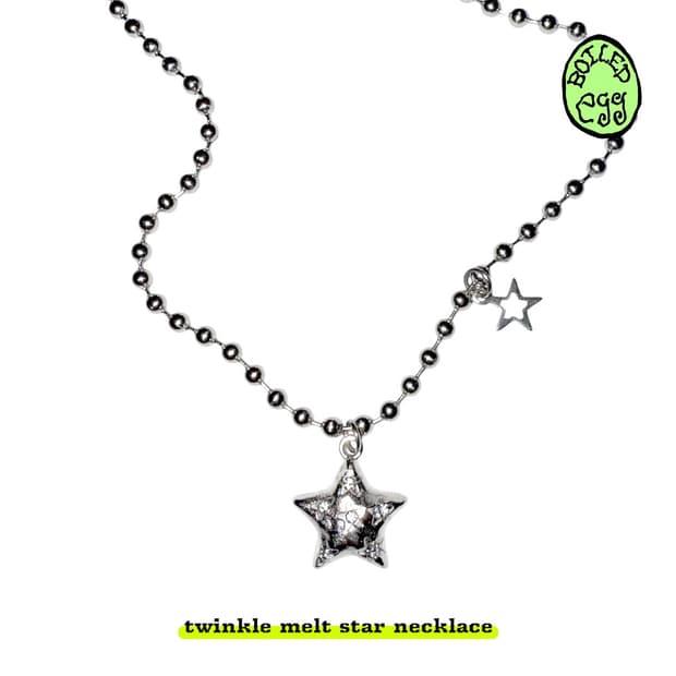 twinkle melt star necklace