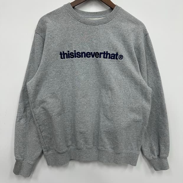 디스이즈네버댓 그레이 맨투맨 