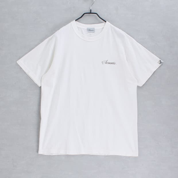 Acoustic _ crew neck print tee