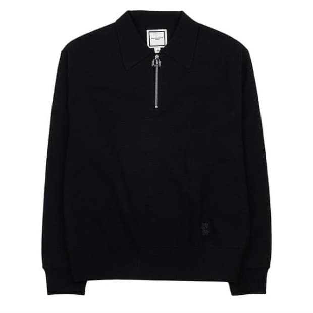 우영미반집업 니트 블랙 정가78