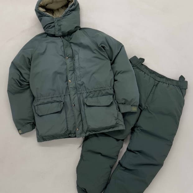 90‘s 몽벨 다운 파카 셋업