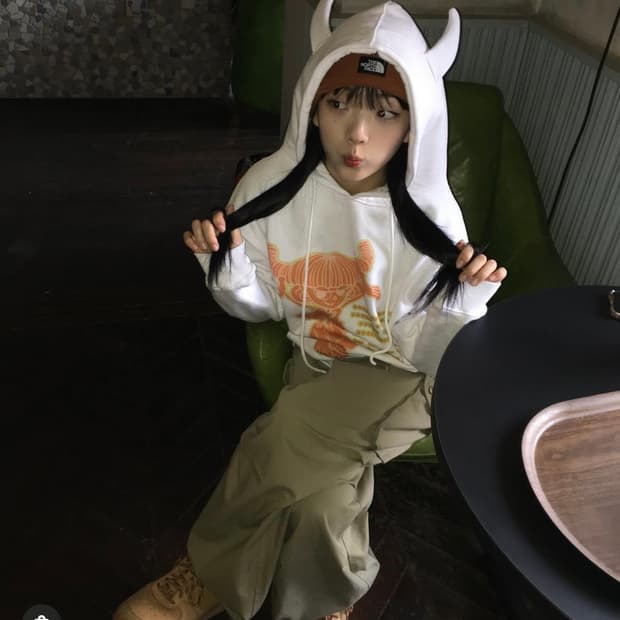 급처) 하이호체리 후드티