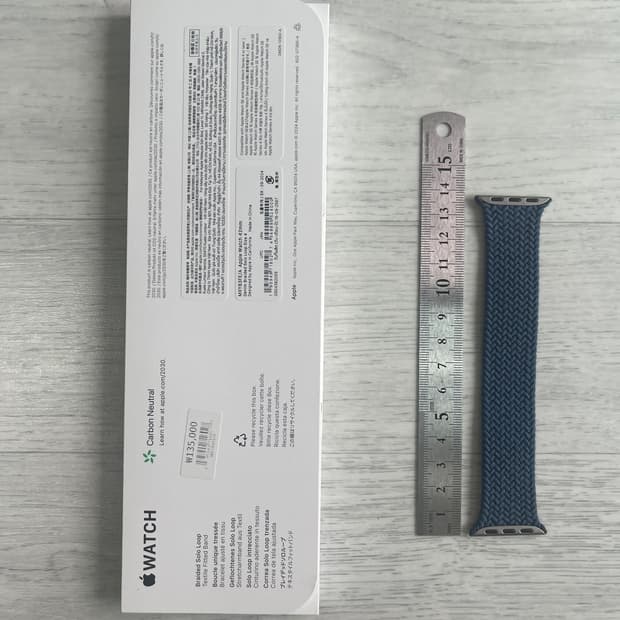 애플 워치 스트랩 42mm 데님 솔로루프 (사이즈 4)