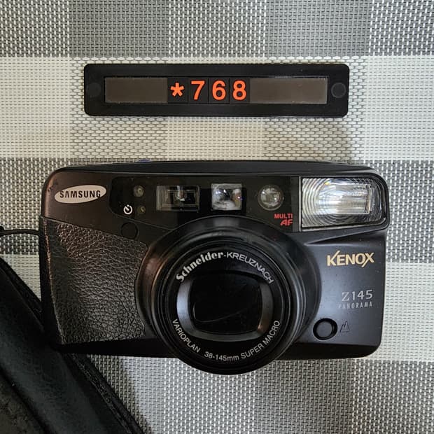삼성캐녹스 Z 145 파노라마 필름카메라 파우치포함