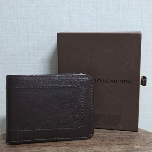 [루이비통] 유타 레더 멀티플 반지갑 / 단종 모델 / 고급 남성라인
