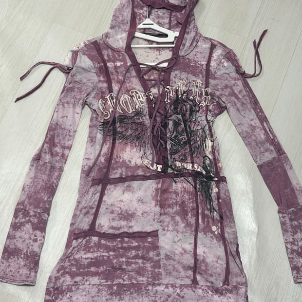 샐비지 후드 미니원피스 s