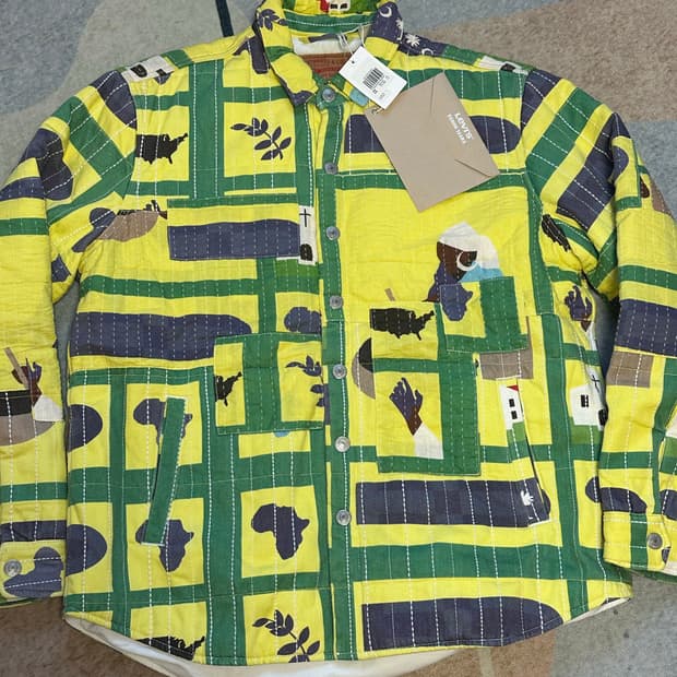 [레어] 리바이스 x 데님 티어스 시즌2 퀼티드 자켓