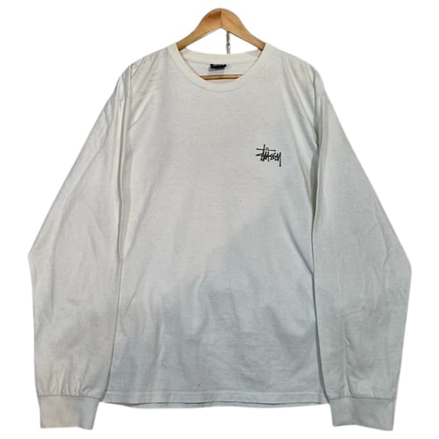 스투시 스탁로고 롱 슬리브