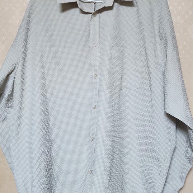 딥하우스 남성 세미오버핏 주름없는셔츠난방110 새거