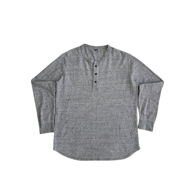 Uniqlo 유니클로 XL 와플 헨리넥 롱슬리브