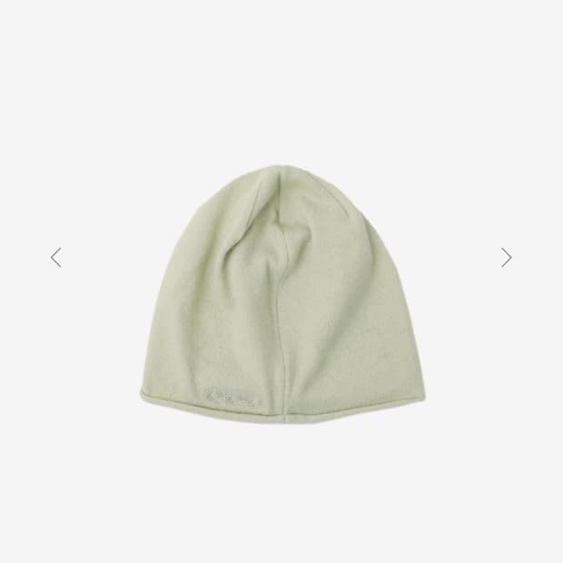 OVERFIT ROLLED BEANIE (Light green)
