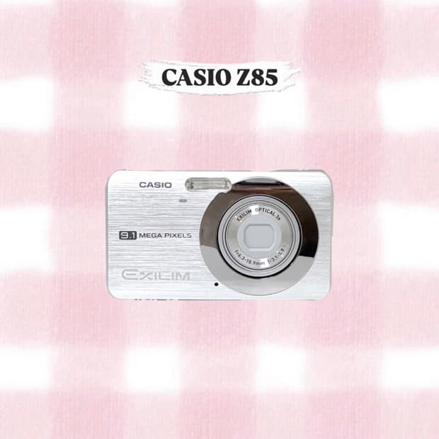 카시오 엑슬림 Z85 실버 빈티지디카