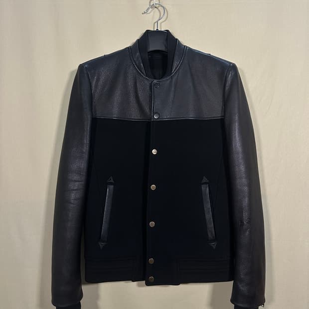 시스템옴므 염소가죽 바시티 자켓 처분 