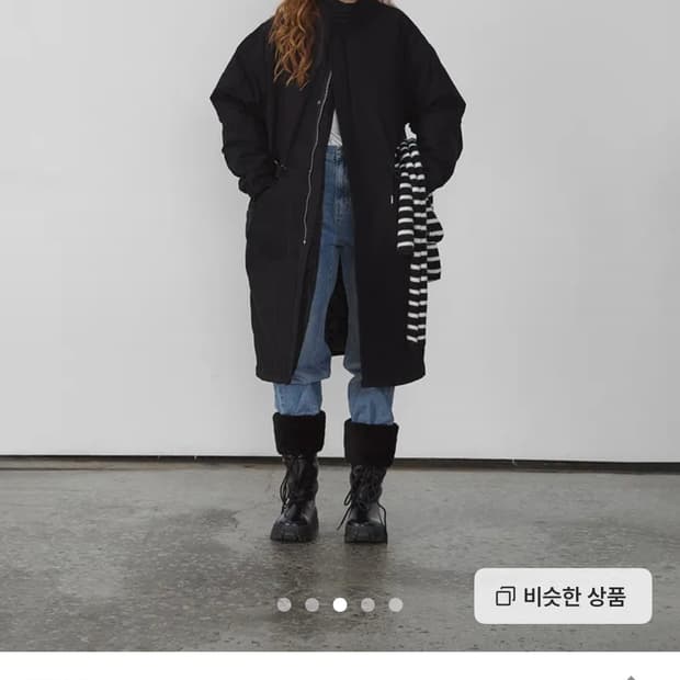 어텀 브룩롱패딩야상