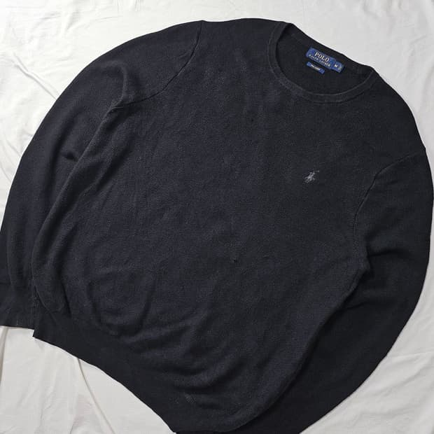 Polo 폴로 랄프로렌 블랙 라운드 니트 