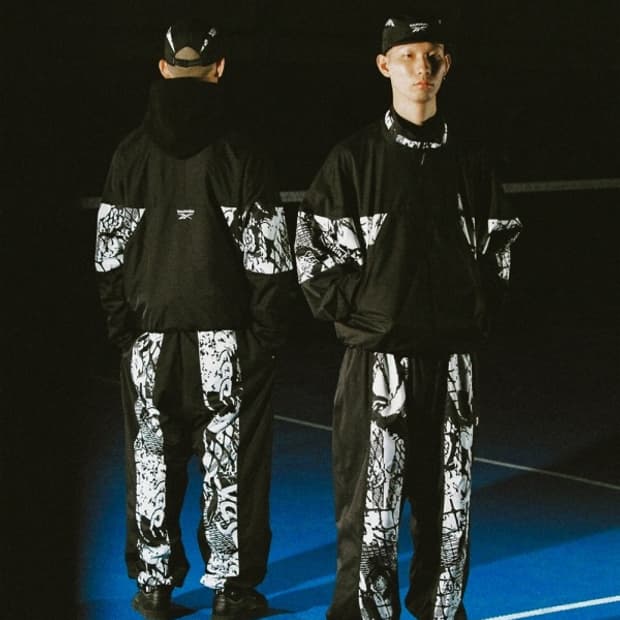 Reebok 리복 X YESEYESEE 예스아이씨 트레이닝 트랙팬츠 블랙