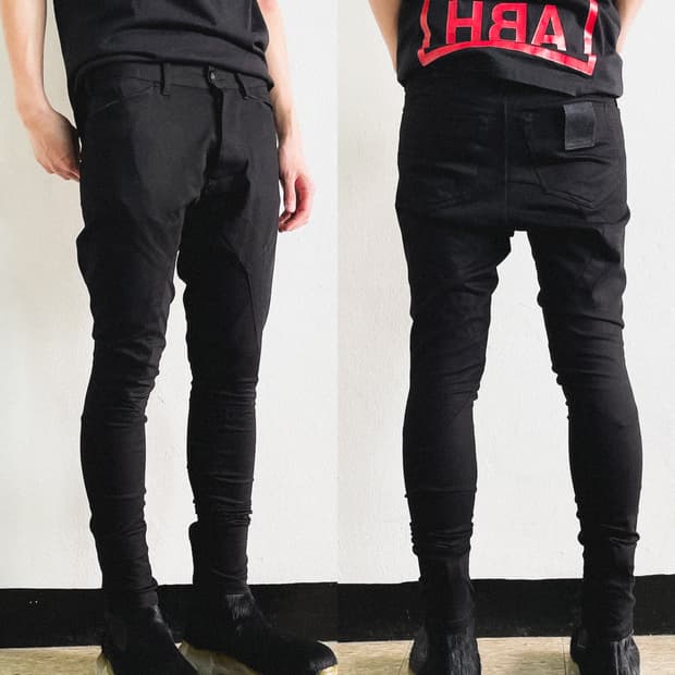 율리우스 15ss prism 입체패턴 니트데님