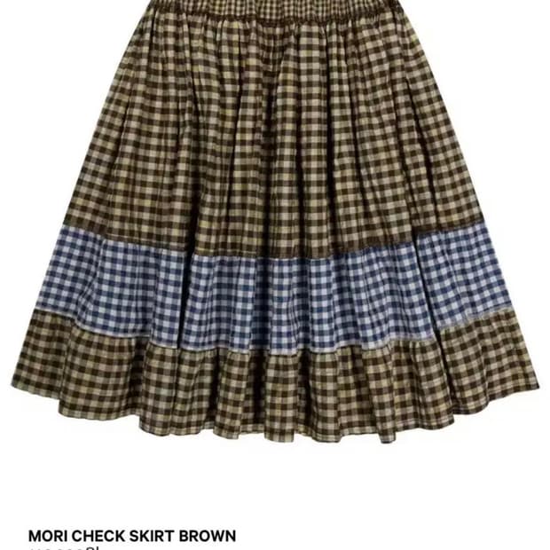 [코이세이오] 모리 체크 스커트