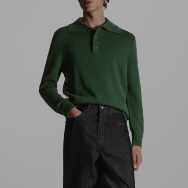 COS 코스 울 캐시미어 레귤러핏 니트 M _ 공용,남성