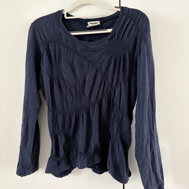 Issey Miyake shirring top