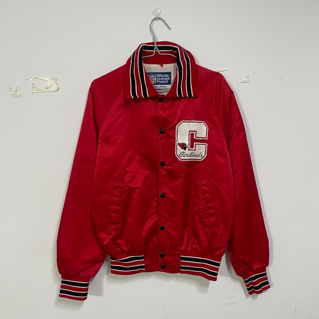 NFL Cardinals Cardinals 레드 야구 점퍼