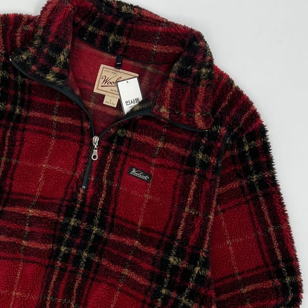 울리치 체크 플리스 자켓