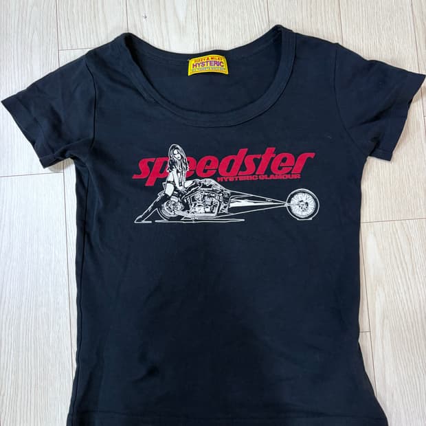 히스테릭 글래머 speedster 반팔 티셔츠