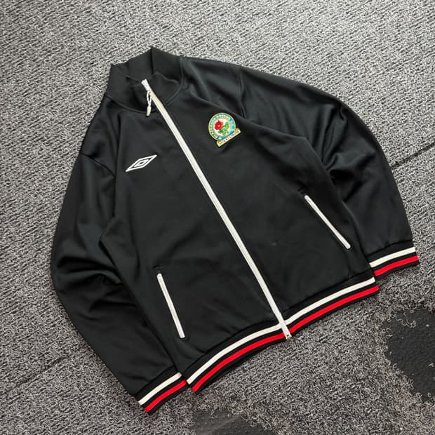 00s 엄브로 블랙번 FC 레트로 트랙탑 자켓 4533